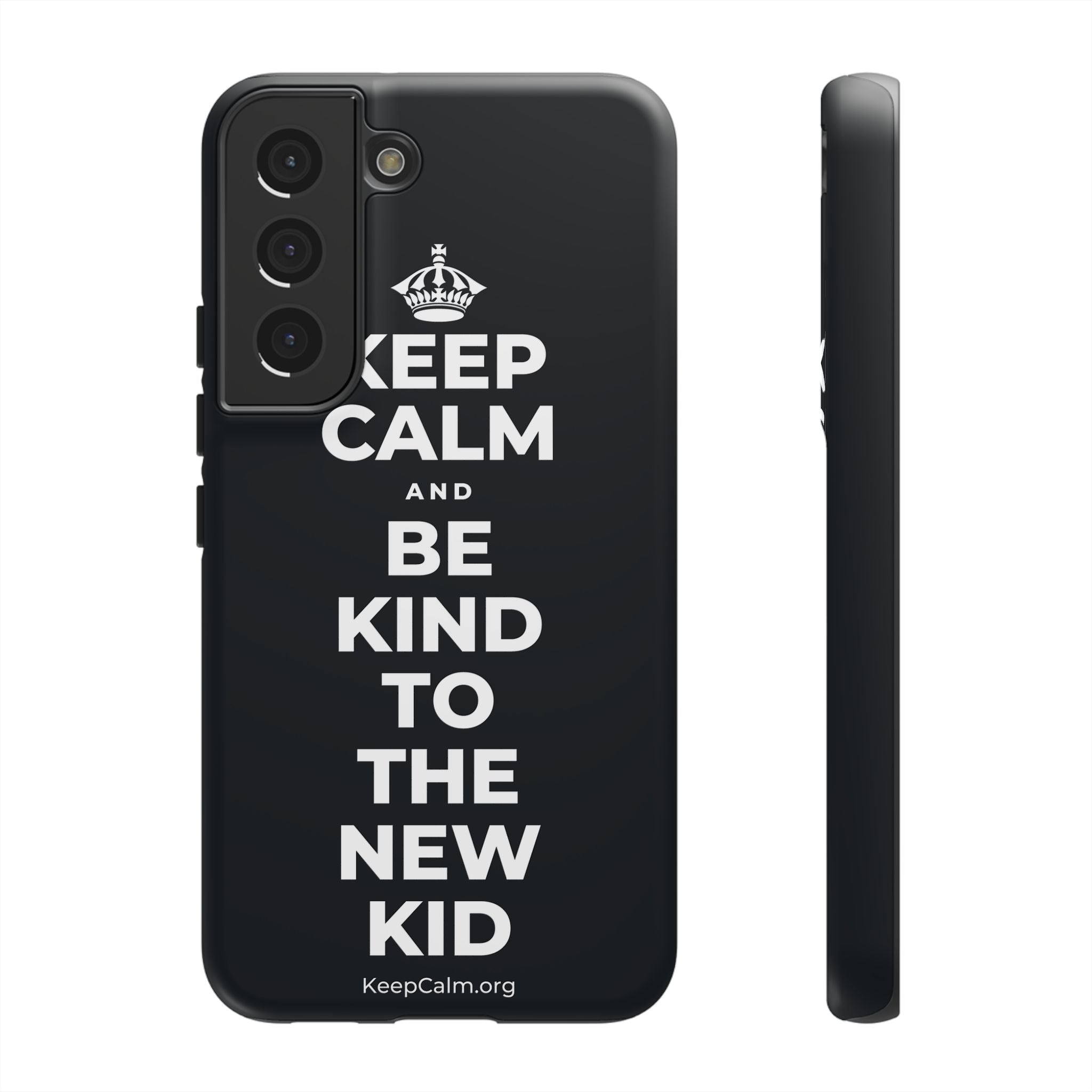 KEEP CALM AND BE KIND TO THE NEW KID Phone Case (Dark)