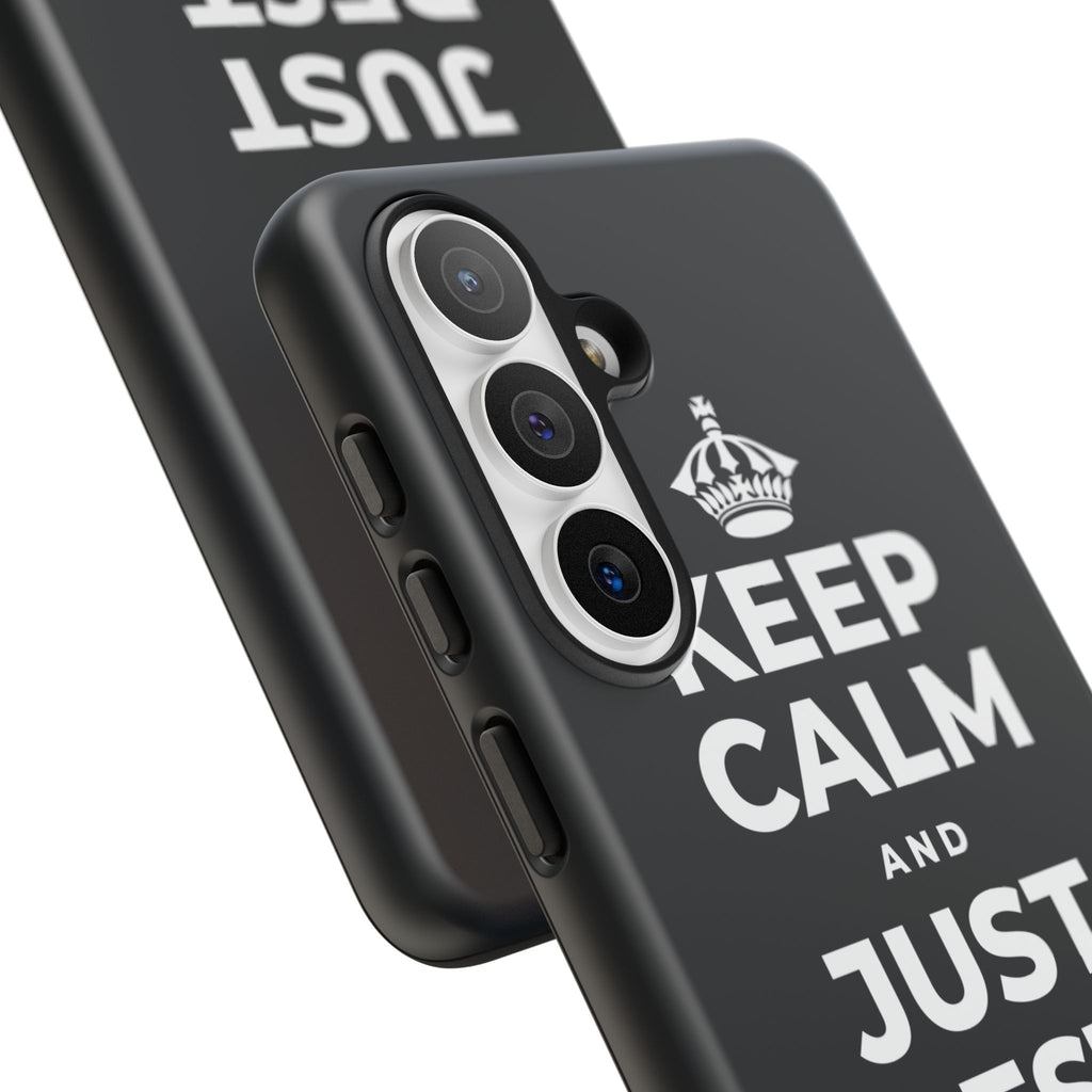 KEEP CALM AND JUST REST, THAT COUNTS Phone Case (Dark)