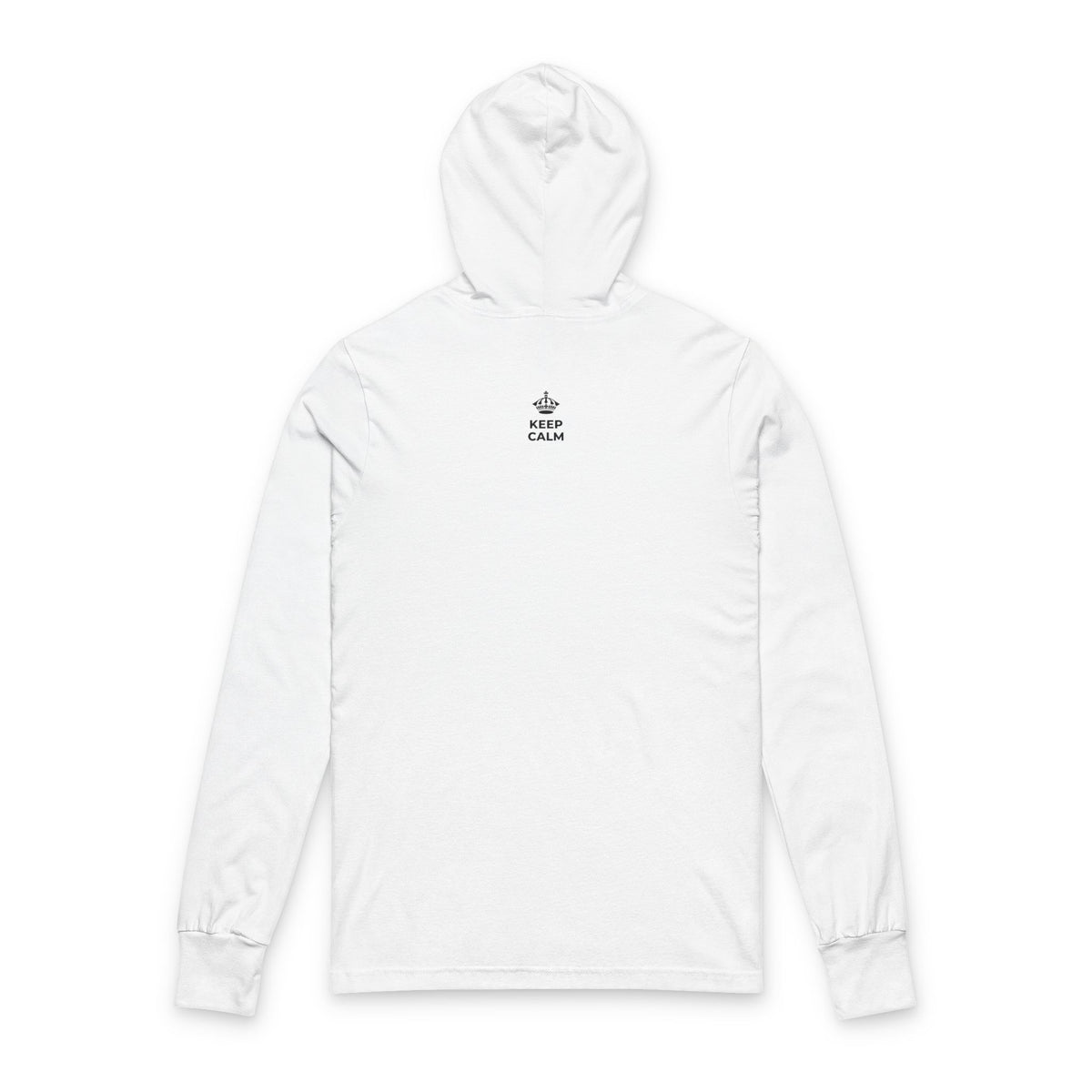 KEEP CALM AND GIVE WHAT YOU CAN Hooded Long Sleeve Tee