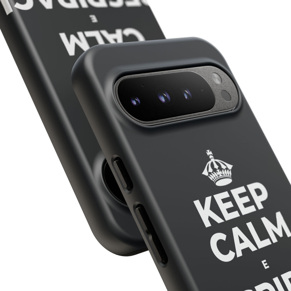 KEEP CALM E RESPIRACI SOPRA Phone Case (Dark)