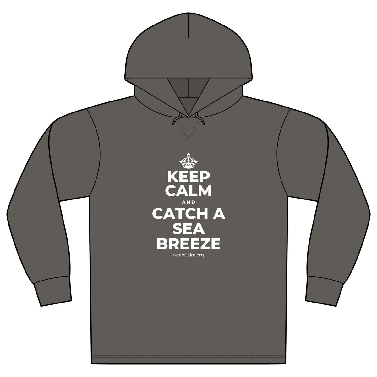 KEEP CALM AND CATCH A SEA BREEZE Organic Hoodie Tee