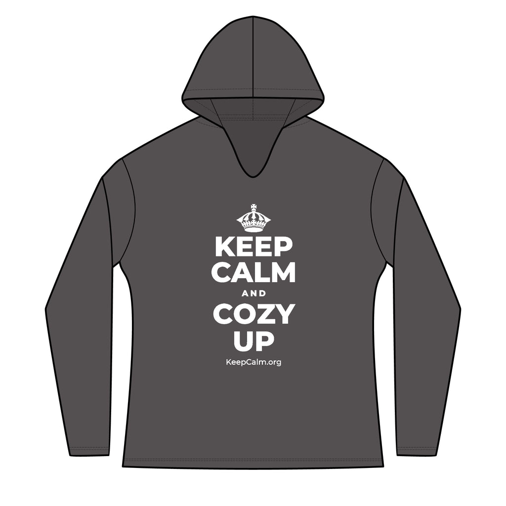 KEEP CALM AND COZY UP Women's Long Sleeve Hoodie