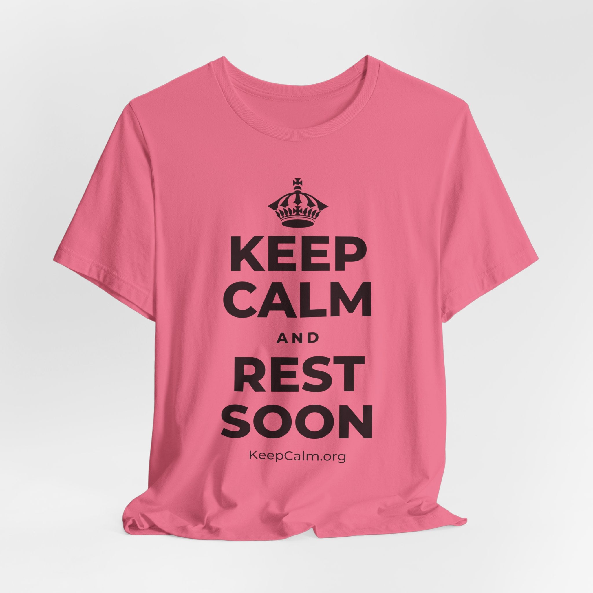 KEEP CALM AND REST SOON T-Shirt (Military Green–Autumn)