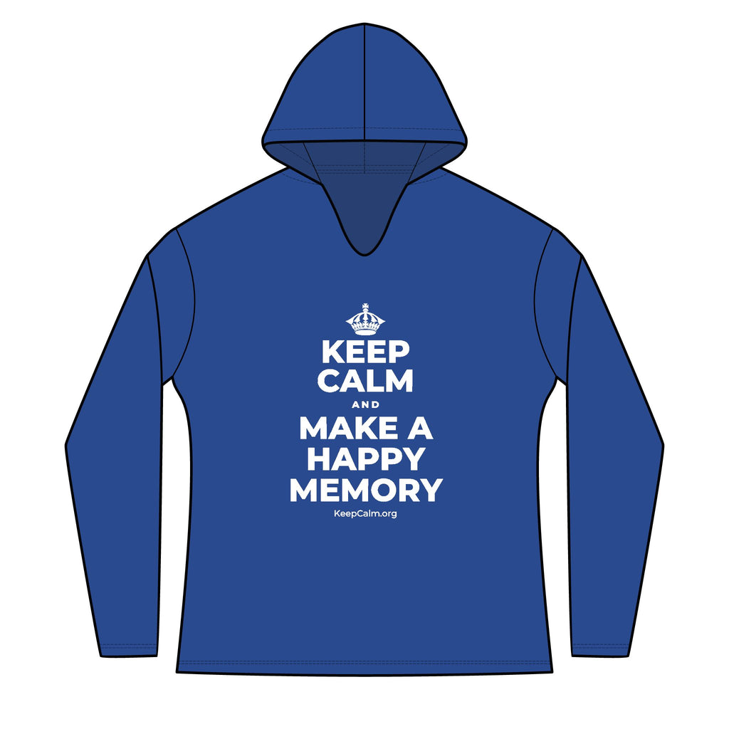 KEEP CALM AND MAKE A HAPPY MEMORY Women's Long Sleeve Hoodie