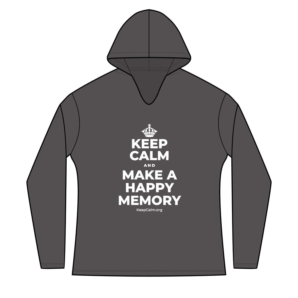 KEEP CALM AND MAKE A HAPPY MEMORY Women's Long Sleeve Hoodie