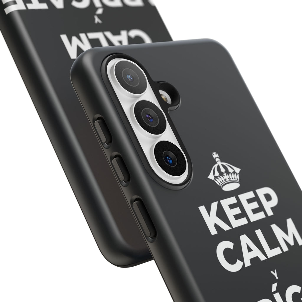 KEEP CALM Y ABRÍGATE BIEN Phone Case (Dark)