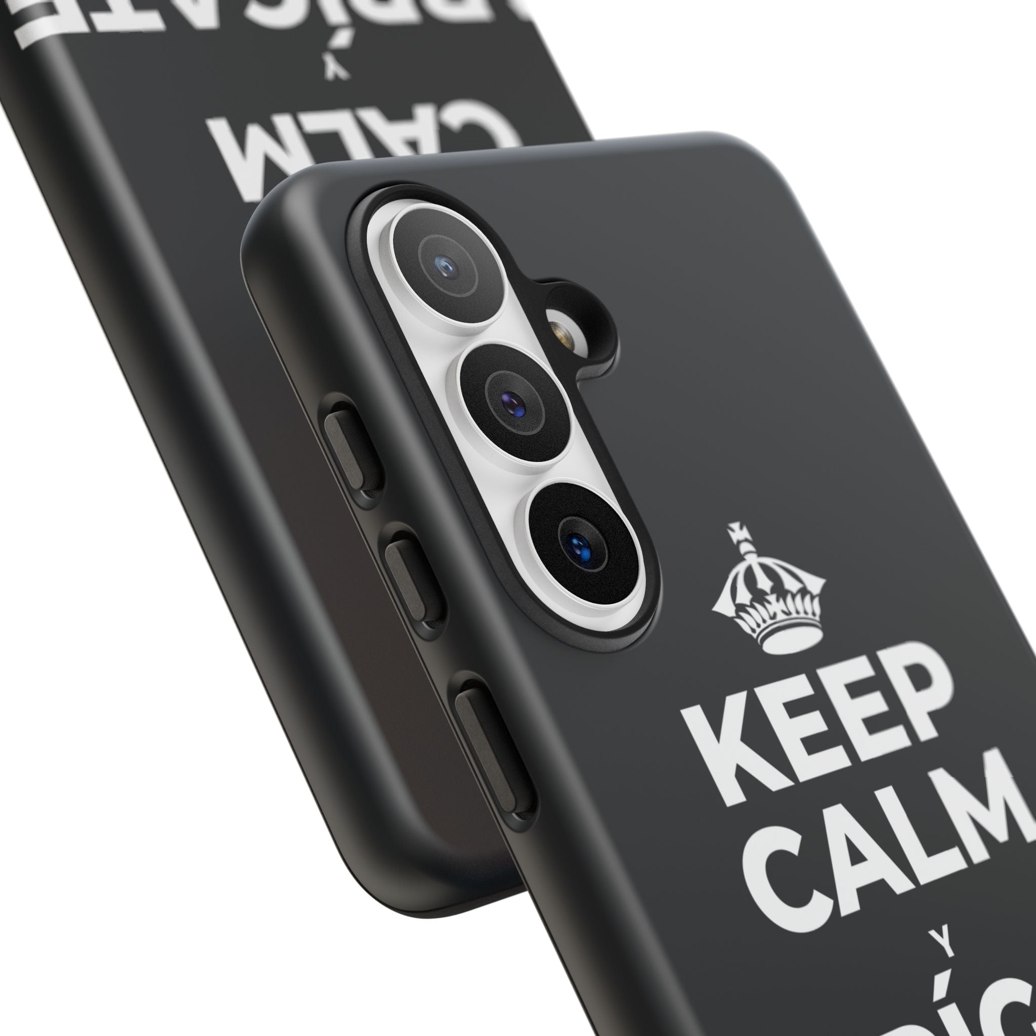 KEEP CALM Y ABRÍGATE BIEN Phone Case (Dark)