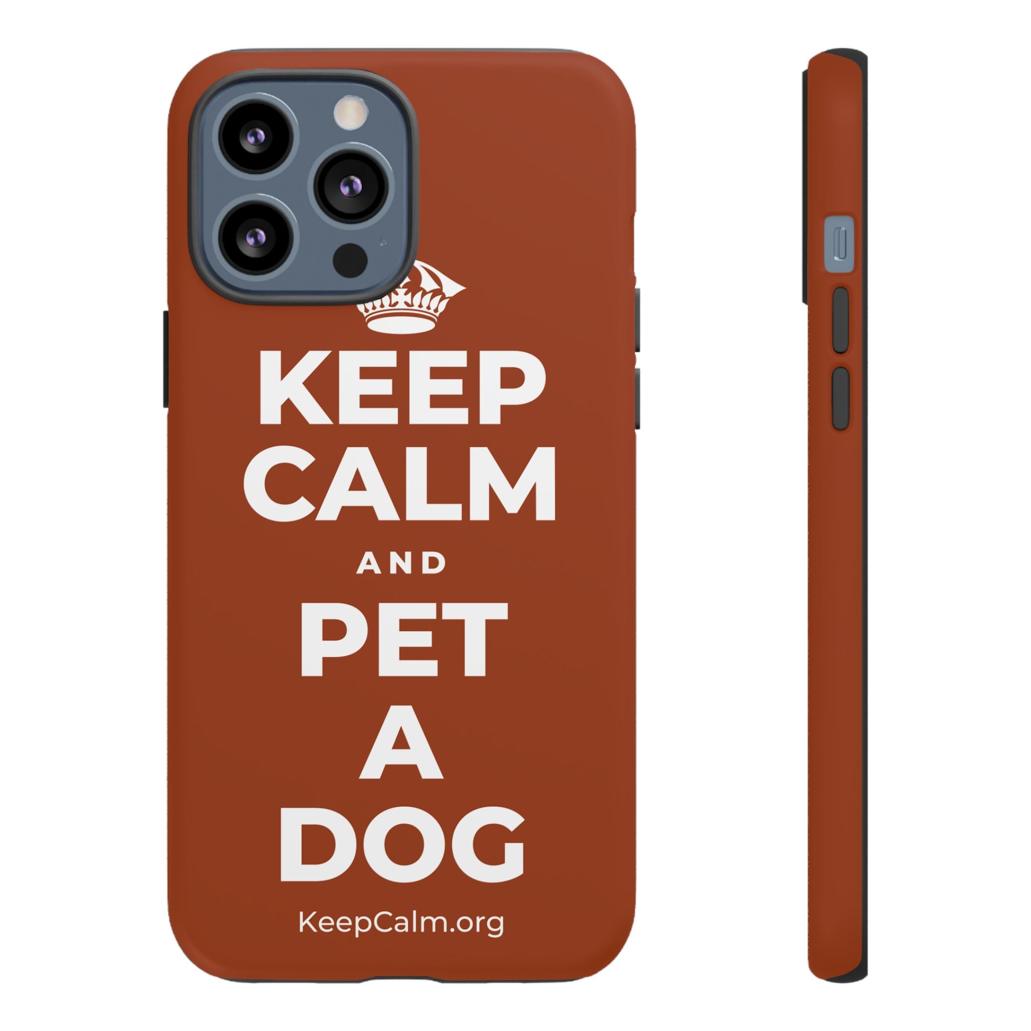 KEEP CALM AND PET A DOG Phone Case