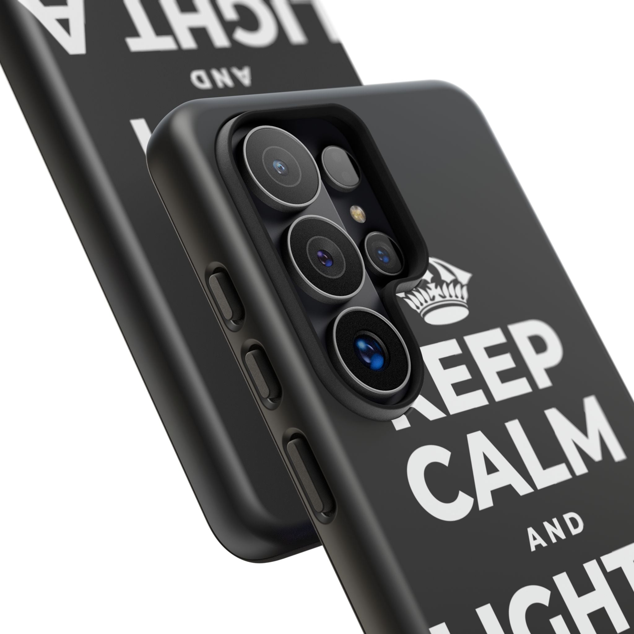 KEEP CALM AND LIGHT A COZY CANDLE Phone Case