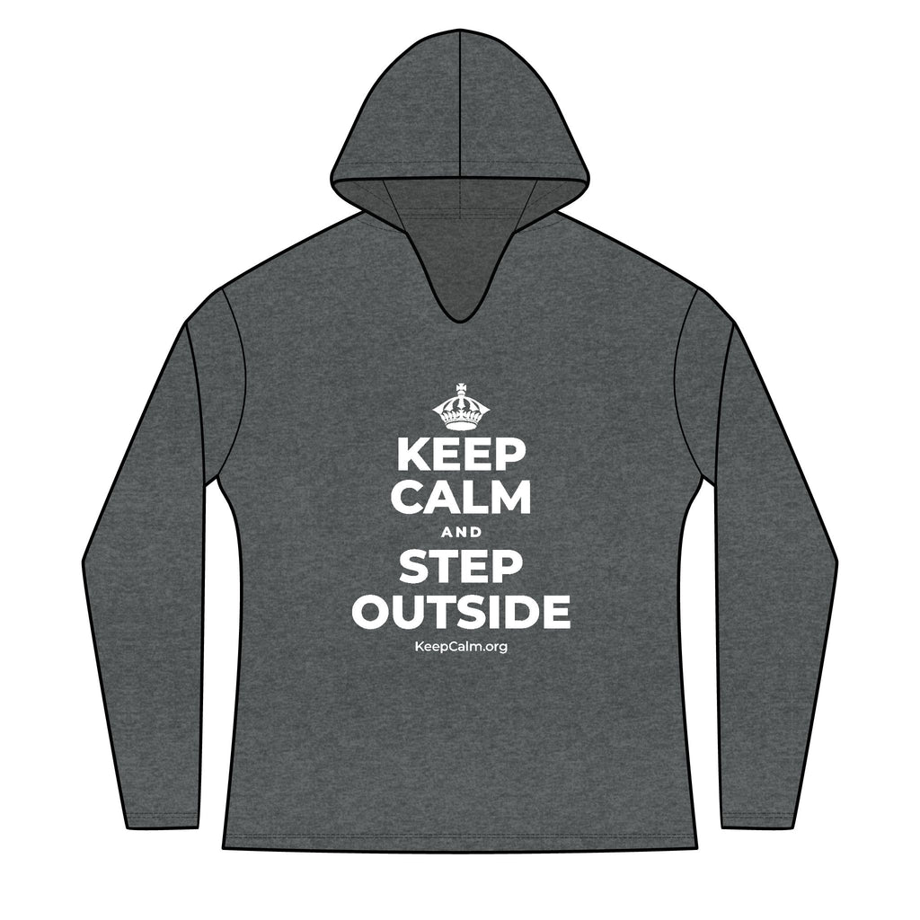 KEEP CALM AND STEP OUTSIDE Women's Long Sleeve Hoodie