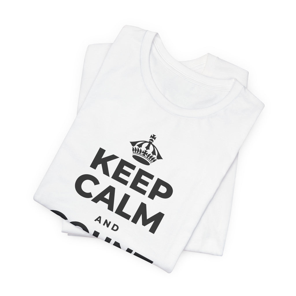 KEEP CALM AND COUNT KINDNESS AS LOVE T-Shirt (White–Asphalt)