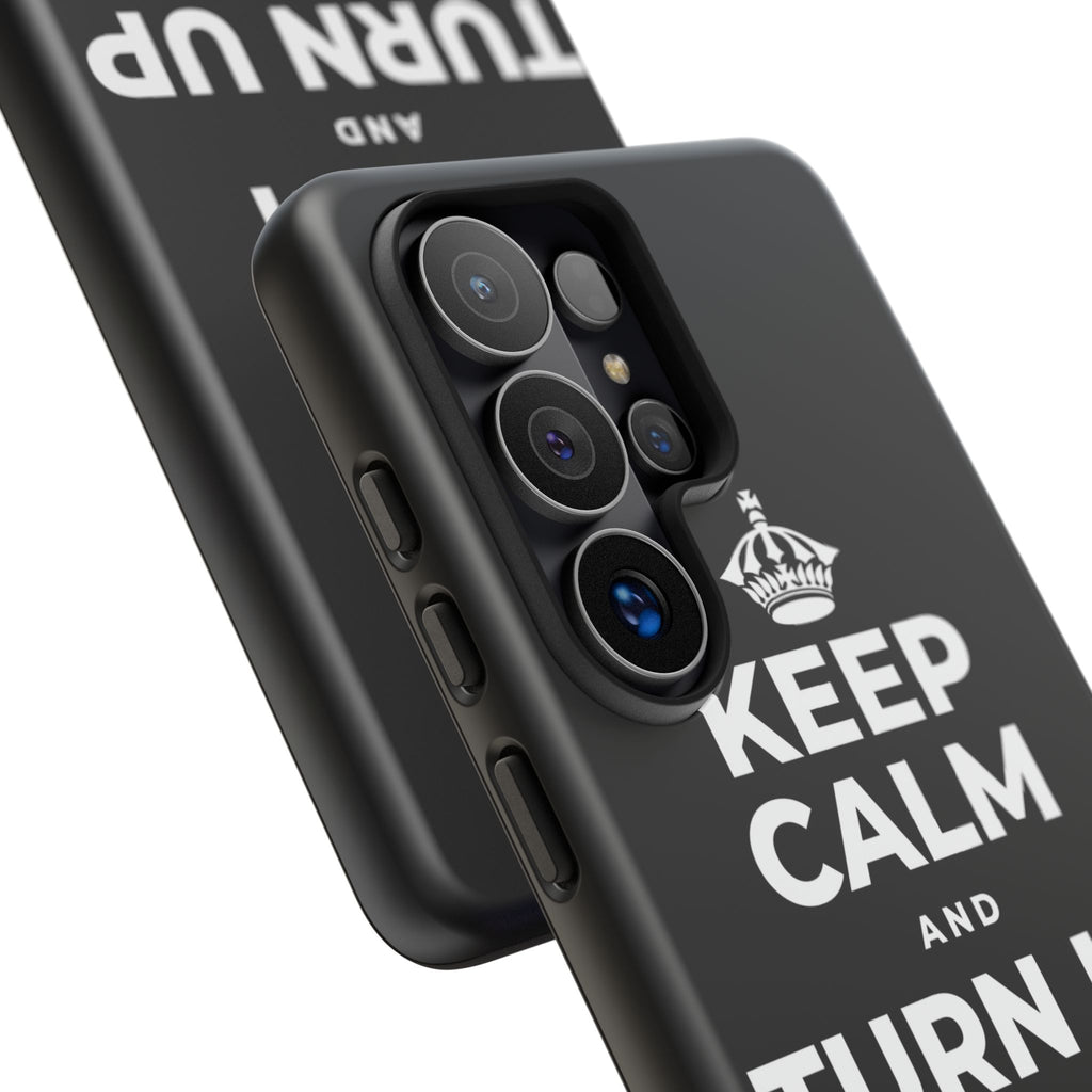 KEEP CALM AND TURN UP THE MUSIC Phone Case
