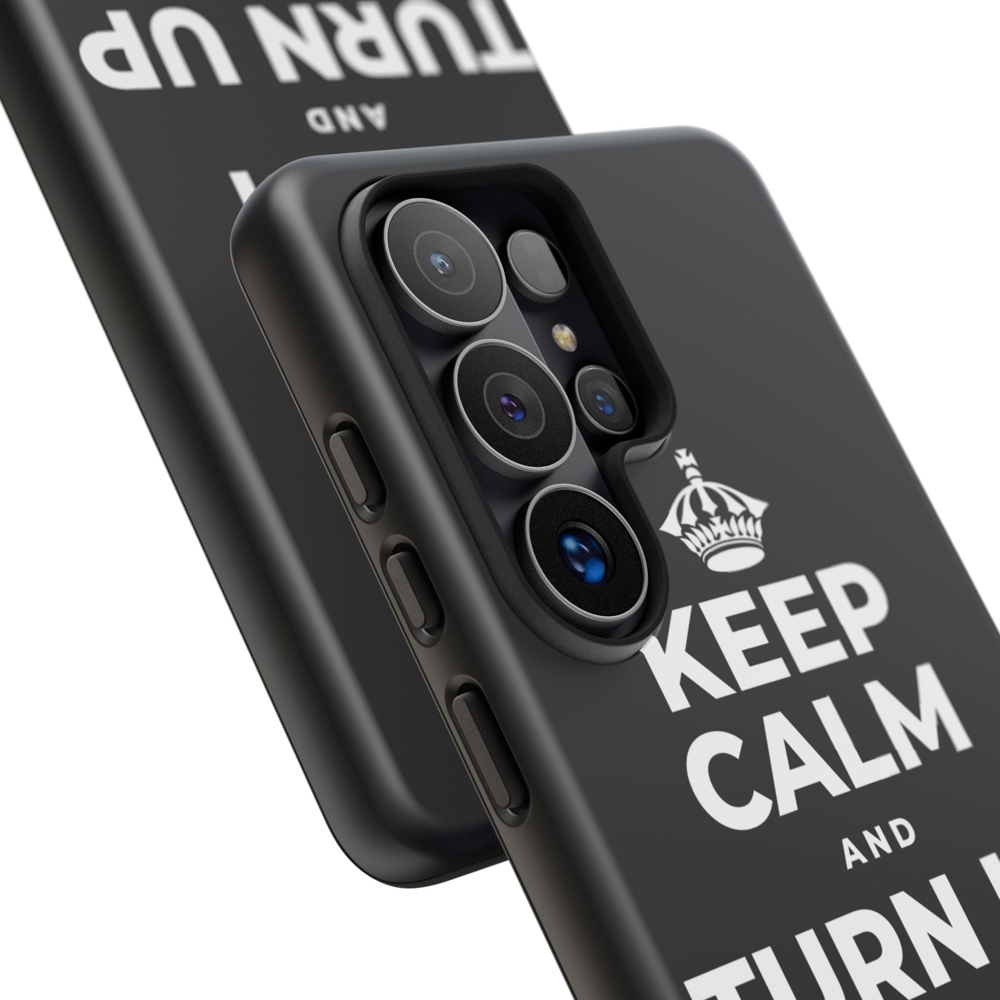 KEEP CALM AND TURN UP THE MUSIC Phone Case