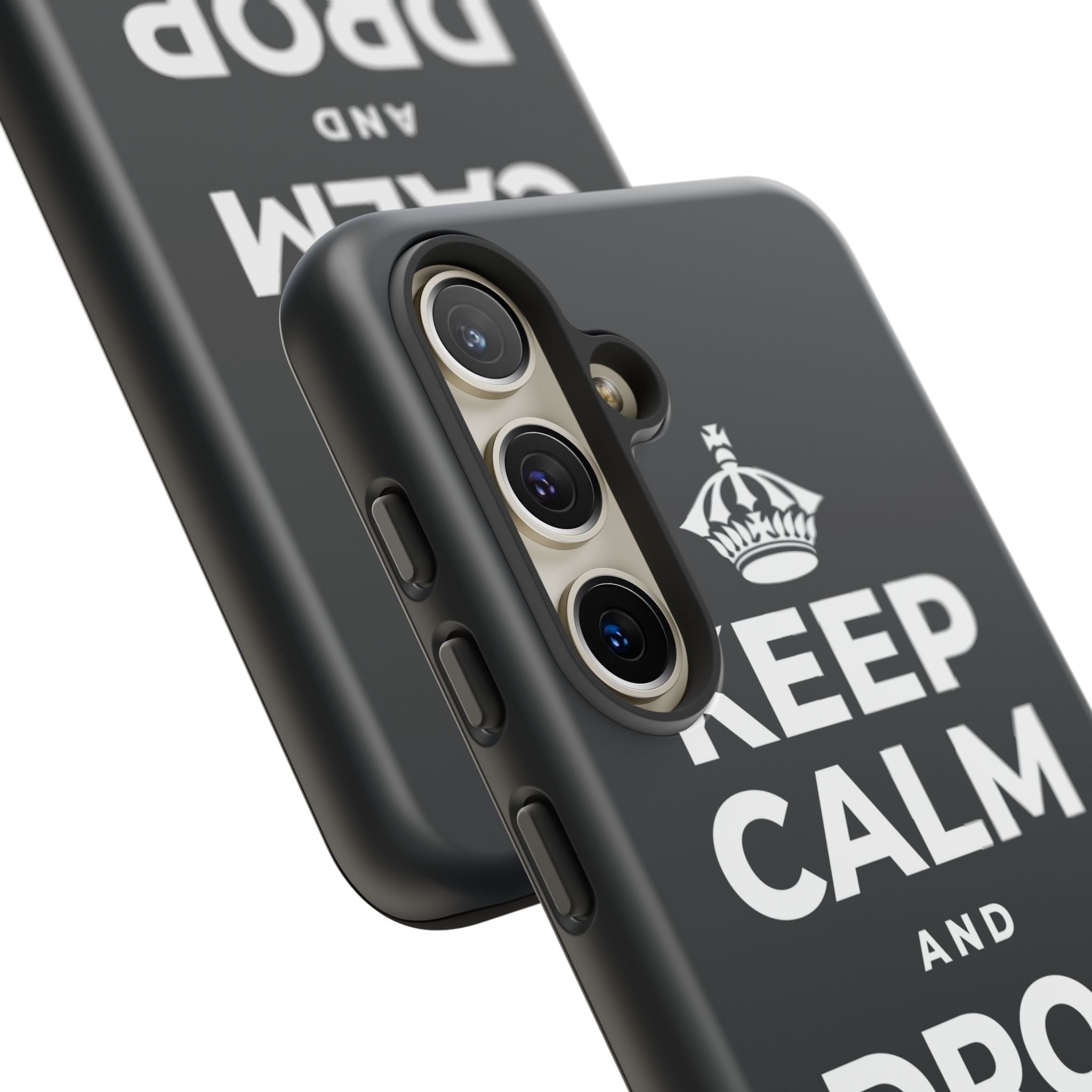 KEEP CALM AND DROP THE ROPE Phone Case (Dark)