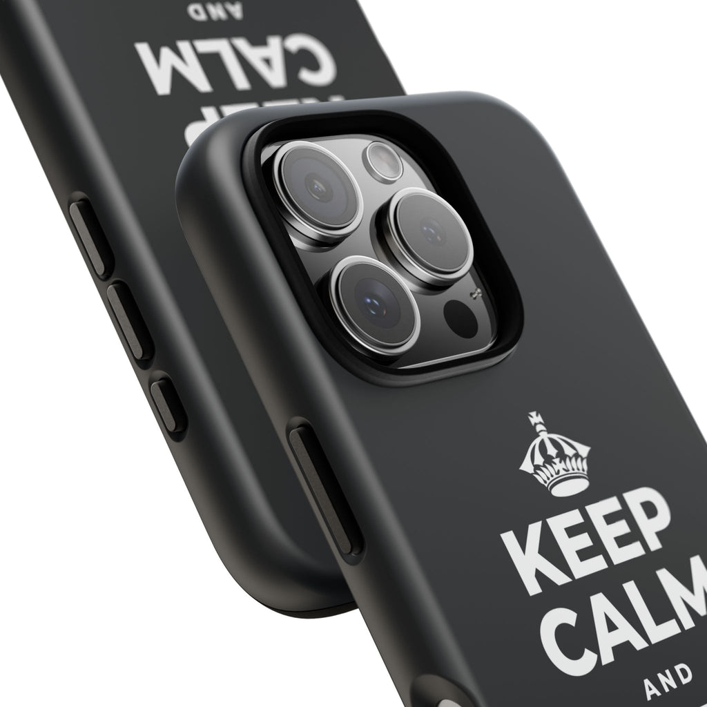 KEEP CALM AND UNCLENCH Phone Case (Dark)