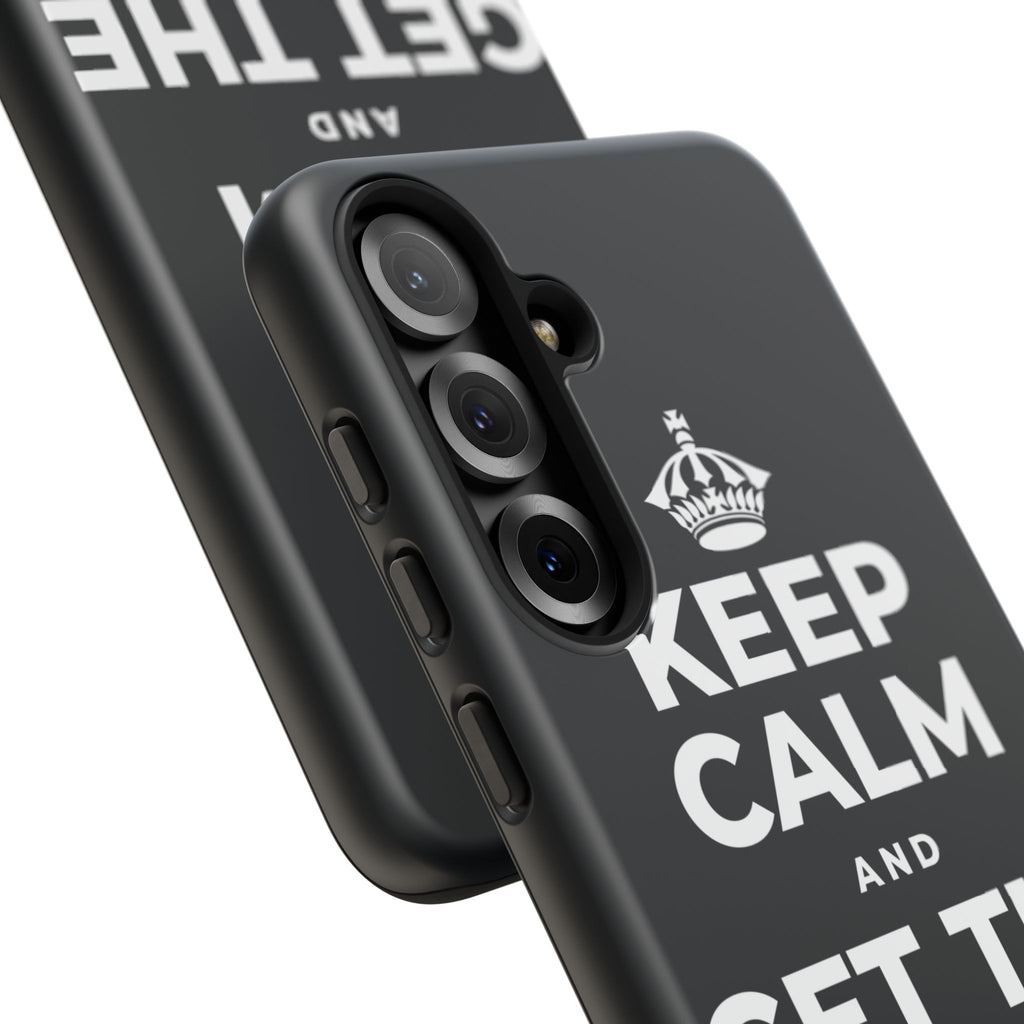 KEEP CALM AND GET THE PARTY STARTED Phone Case (Dark)