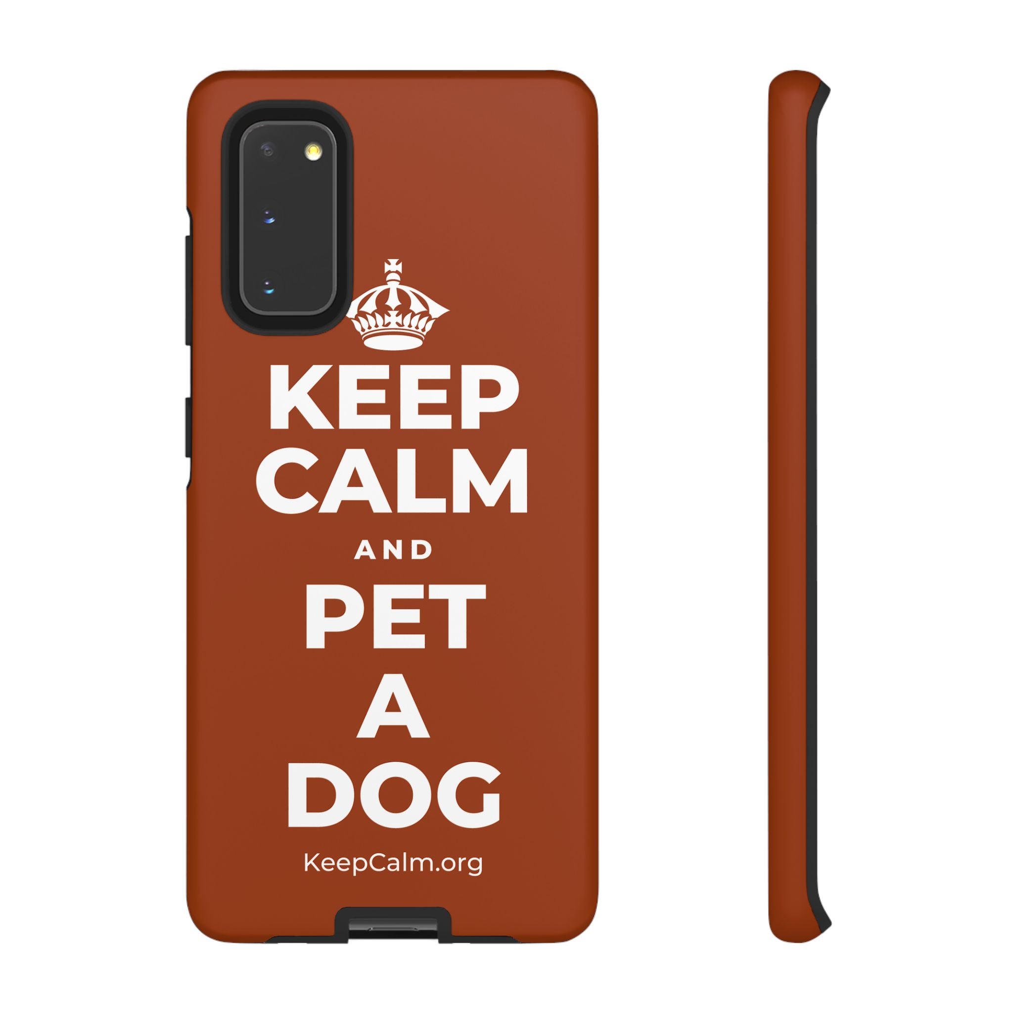 KEEP CALM AND PET A DOG Phone Case