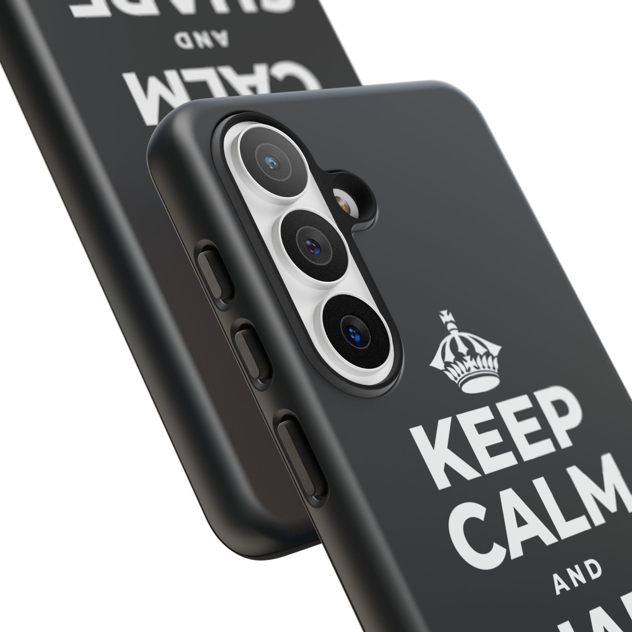 KEEP CALM AND SHARE THE LOVE Phone Case (Dark)