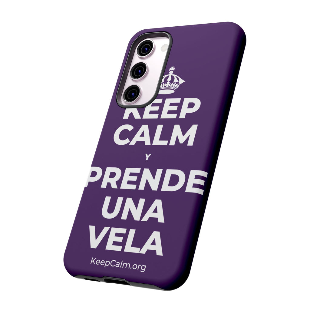 KEEP CALM Y PRENDE UNA VELA Phone Case
