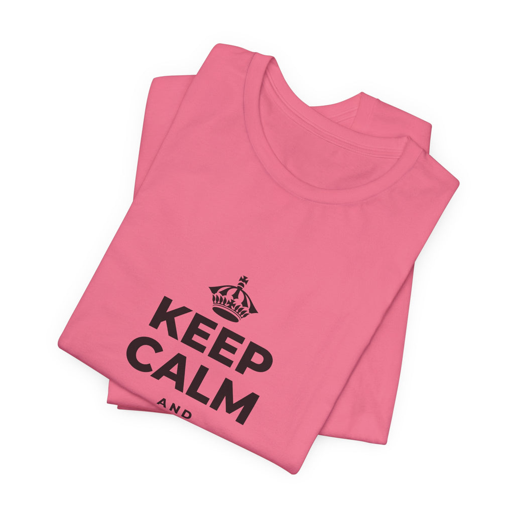 KEEP CALM AND KEEP DREAMING T-Shirt (Military Green–Autumn)