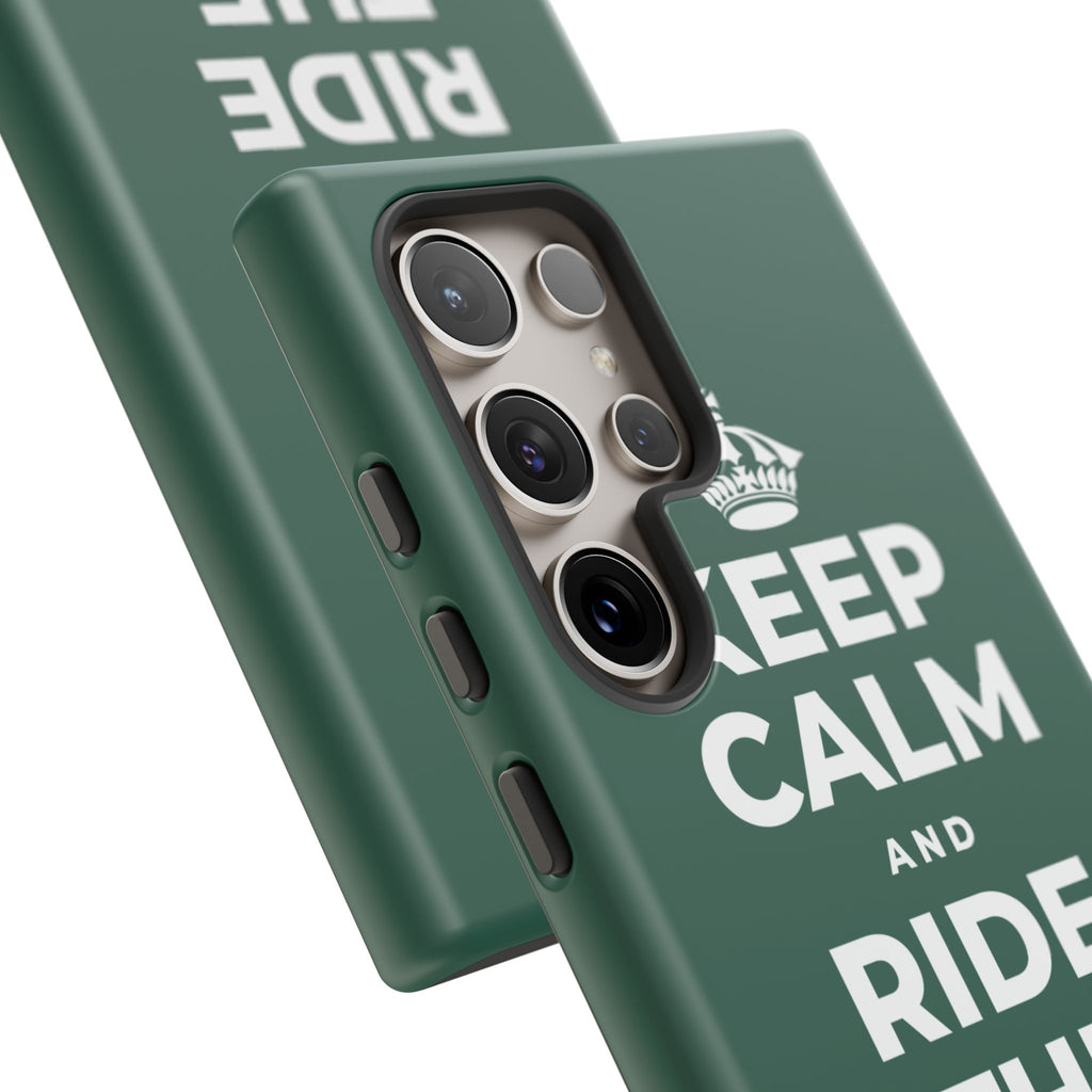 KEEP CALM AND RIDE THE GOOD WAVE Phone Case