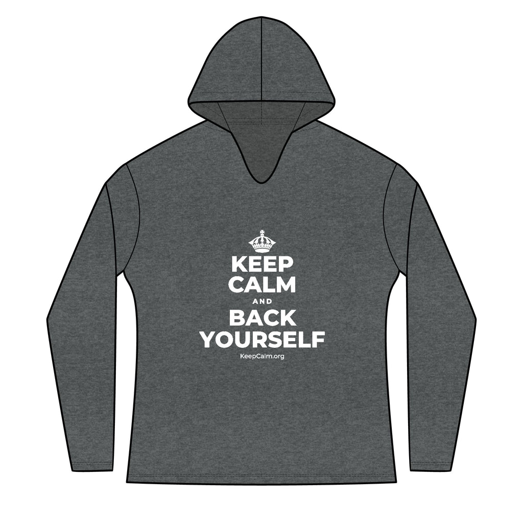 KEEP CALM AND BACK YOURSELF Women's Long Sleeve Hoodie