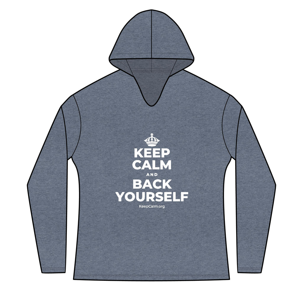 KEEP CALM AND BACK YOURSELF Women's Long Sleeve Hoodie