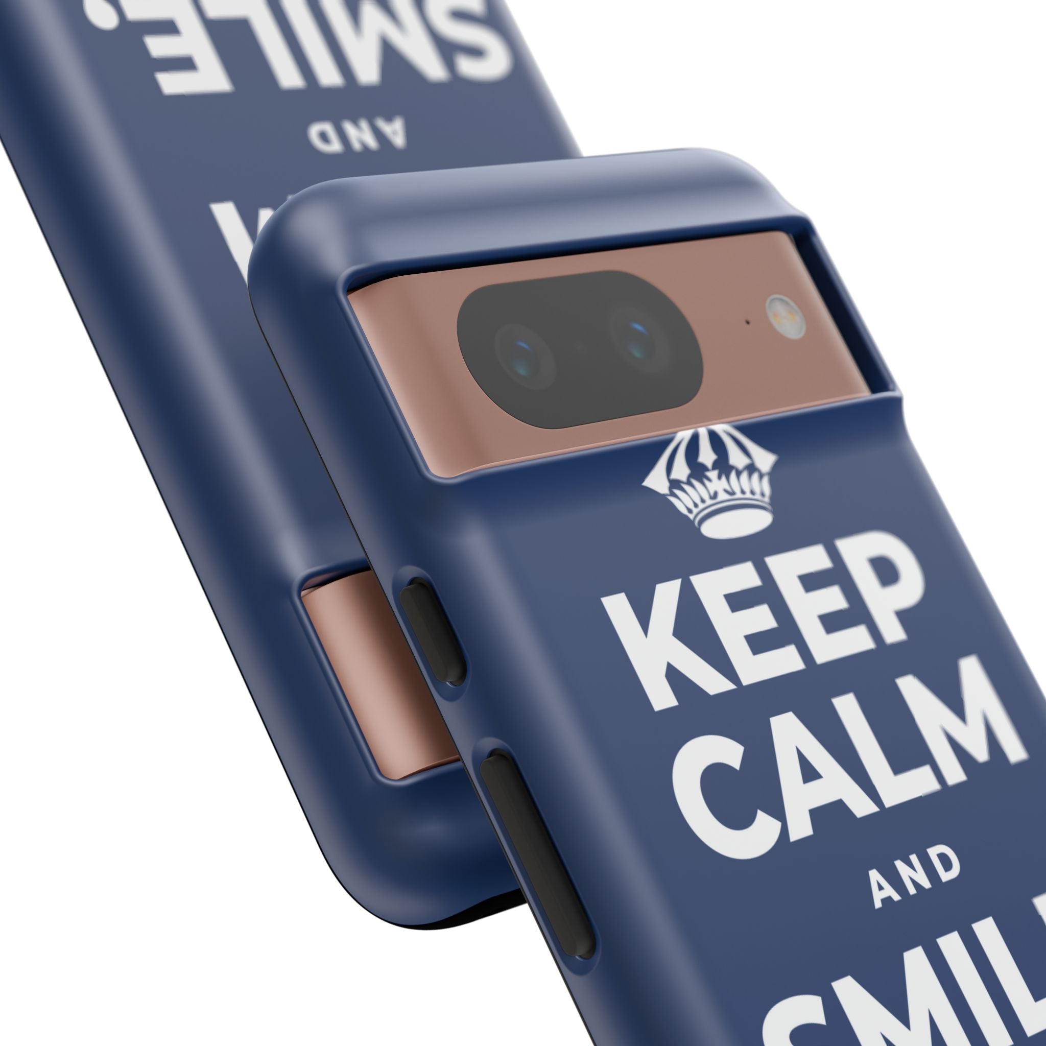 KEEP CALM AND SMILE, IT HELPS Phone Case