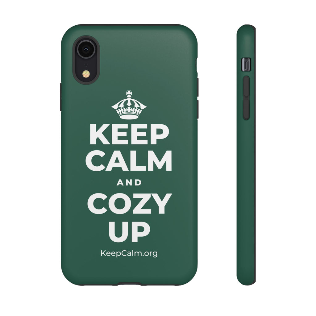 KEEP CALM AND COZY UP Phone Case