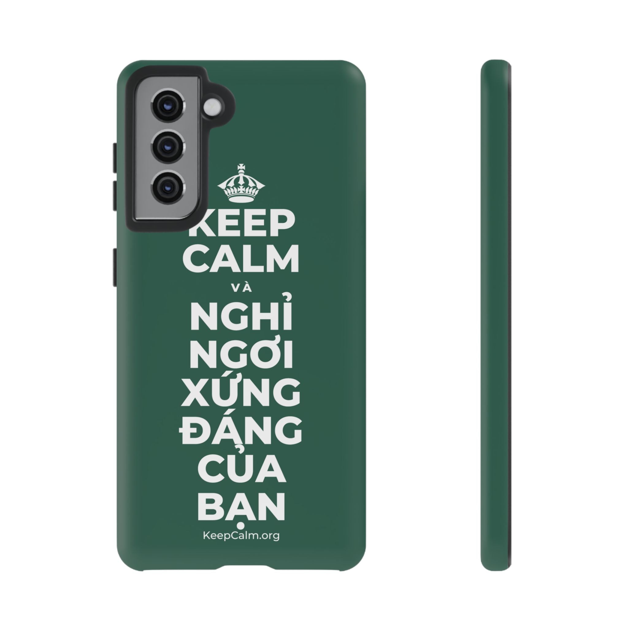 KEEP CALM VÀ NGHỈ NGƠI XỨNG ĐÁNG CỦA BẠN Phone Case