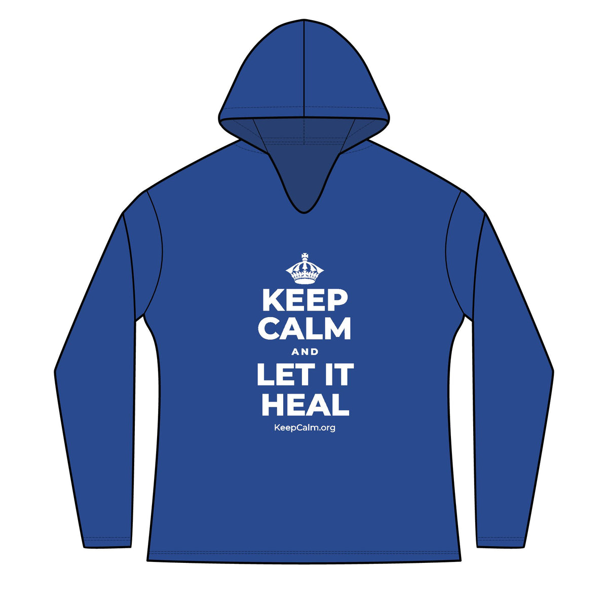 KEEP CALM AND LET IT HEAL Women's Long Sleeve Hoodie