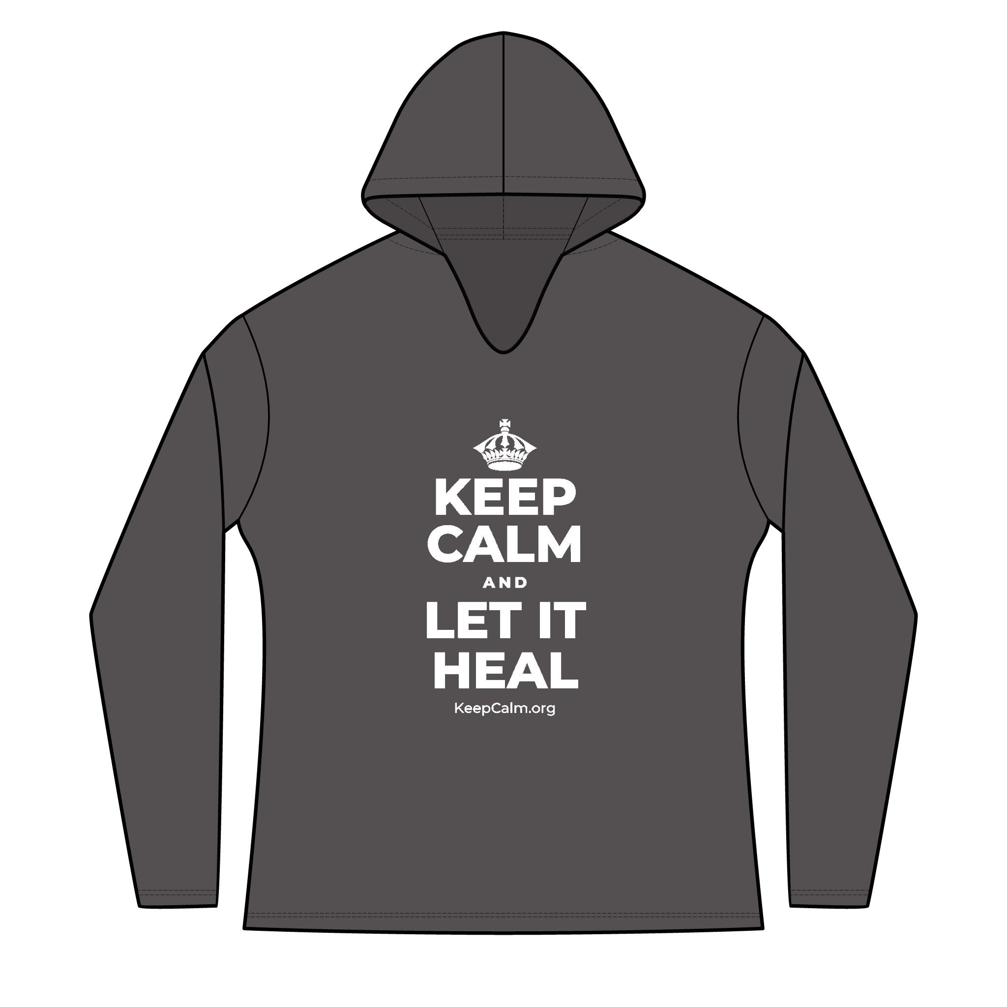 KEEP CALM AND LET IT HEAL Women's Long Sleeve Hoodie