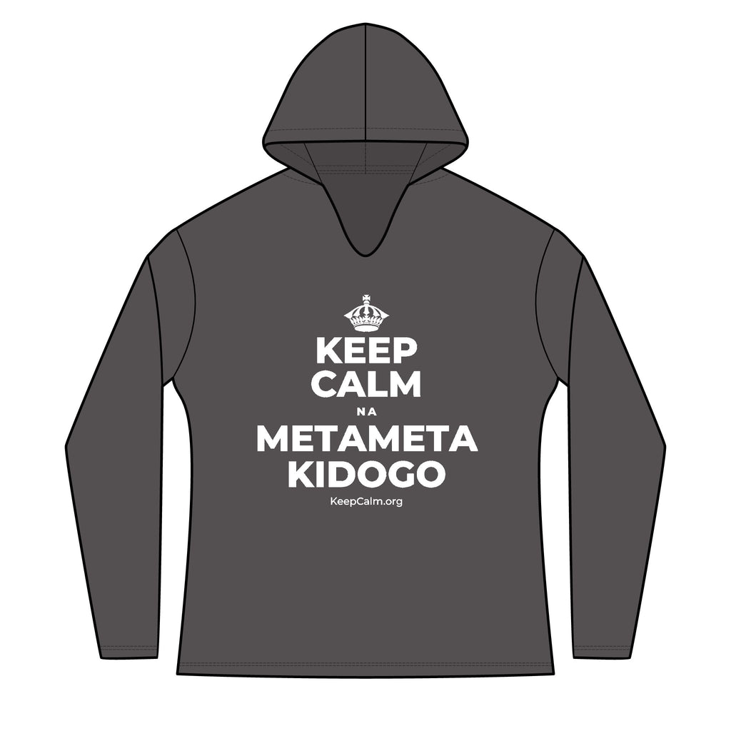 KEEP CALM NA METAMETA KIDOGO Women's Long Sleeve Hoodie
