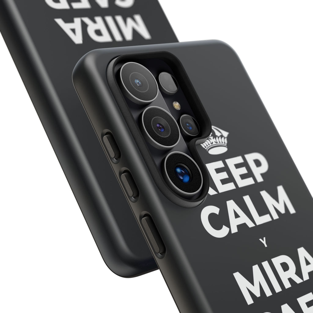 KEEP CALM Y MIRA CAER LA NIEVE Phone Case (Dark)