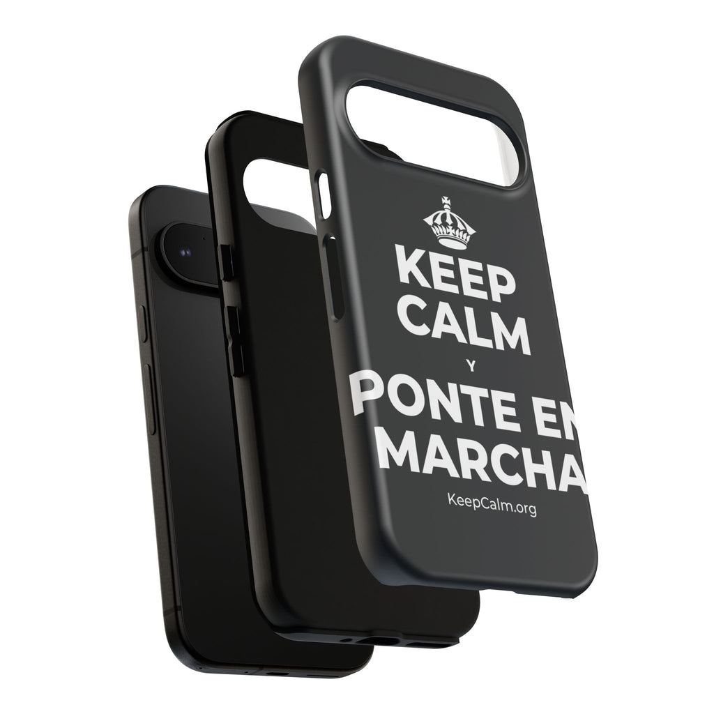 KEEP CALM Y PONTE EN MARCHA Phone Case (Dark)