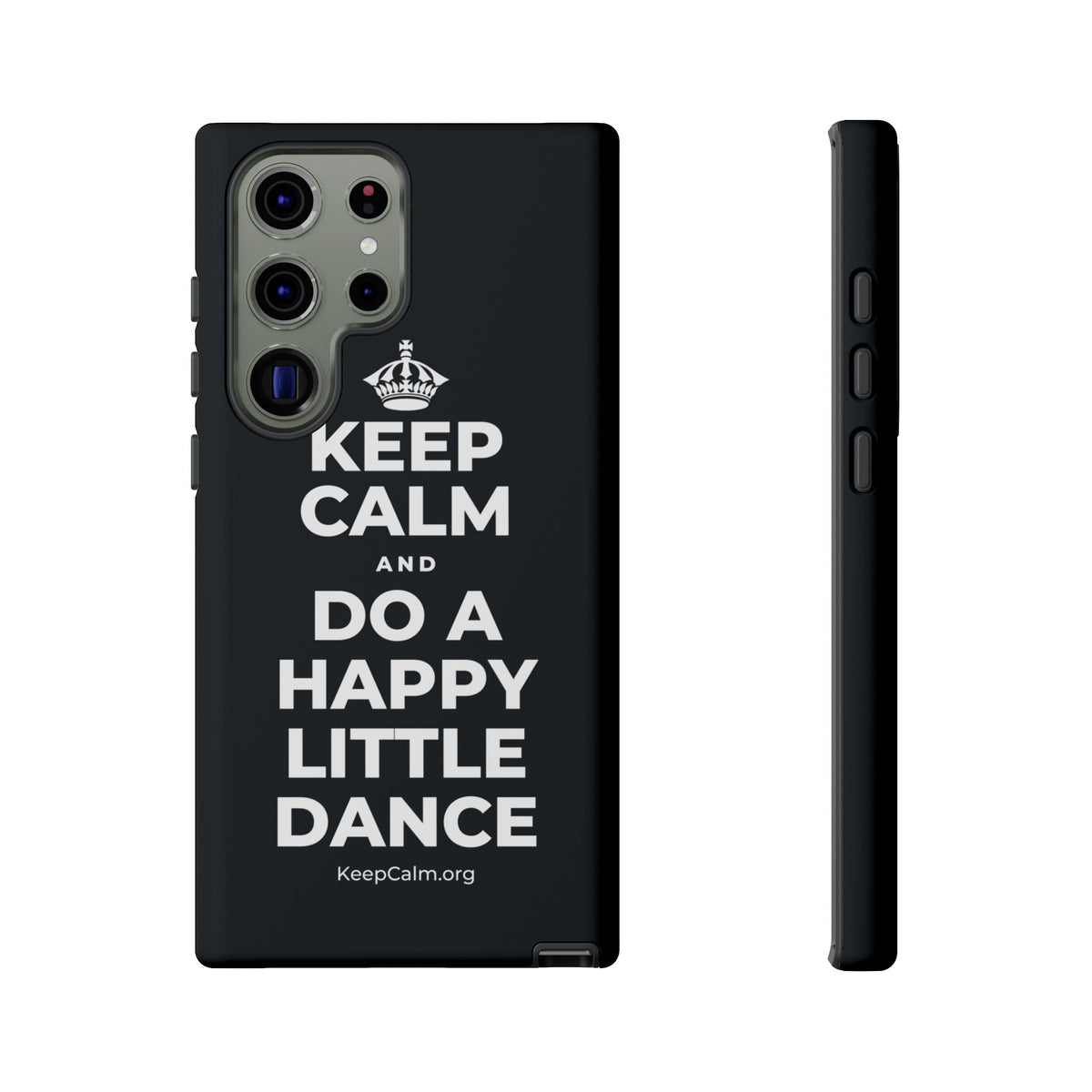 KEEP CALM AND DO A HAPPY LITTLE DANCE Phone Case (Dark)