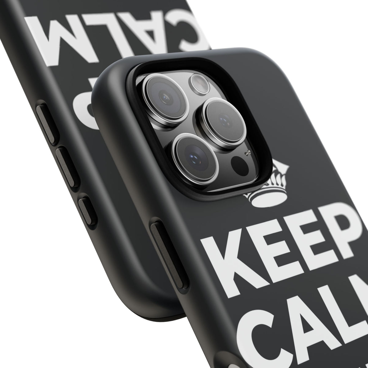 KEEP CALM AND เดินทีละก้าว Phone Case (Dark)