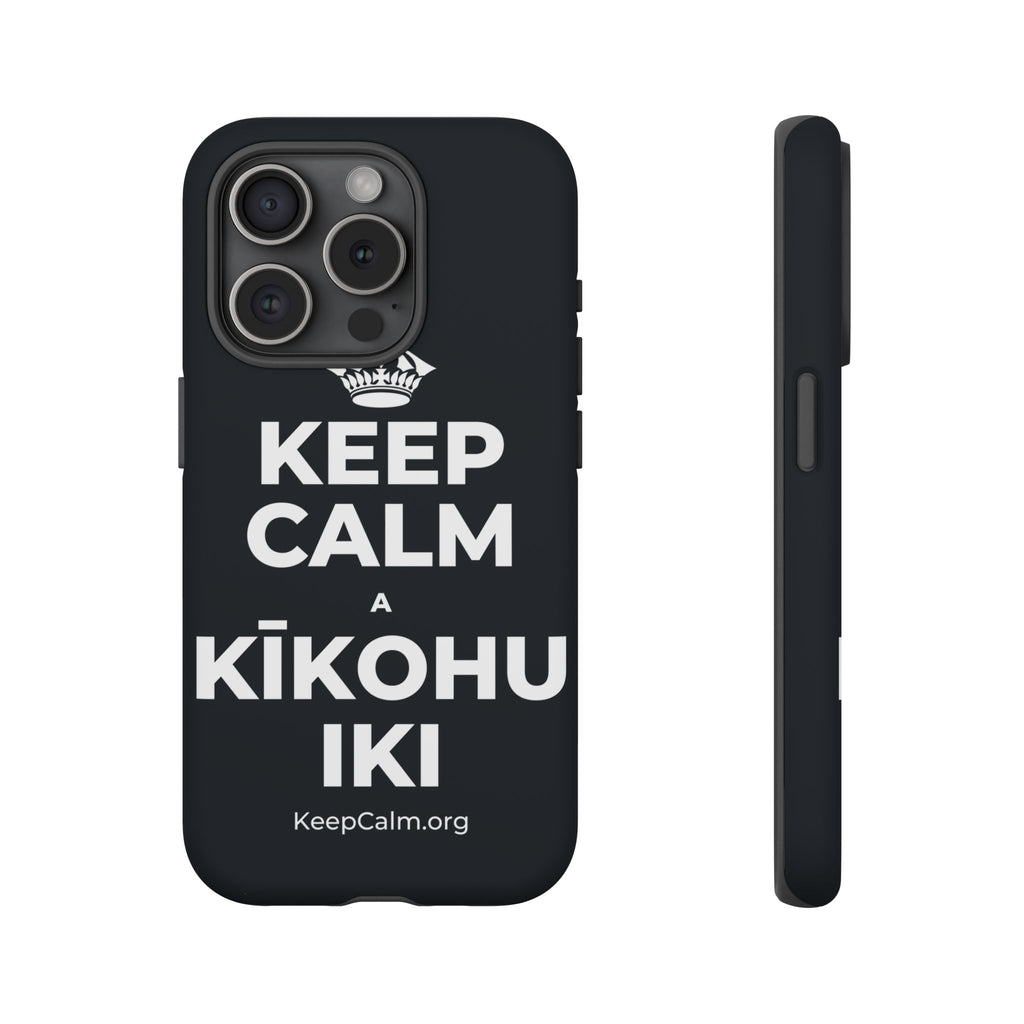 KEEP CALM A KĪKOHU IKI Phone Case (Dark)