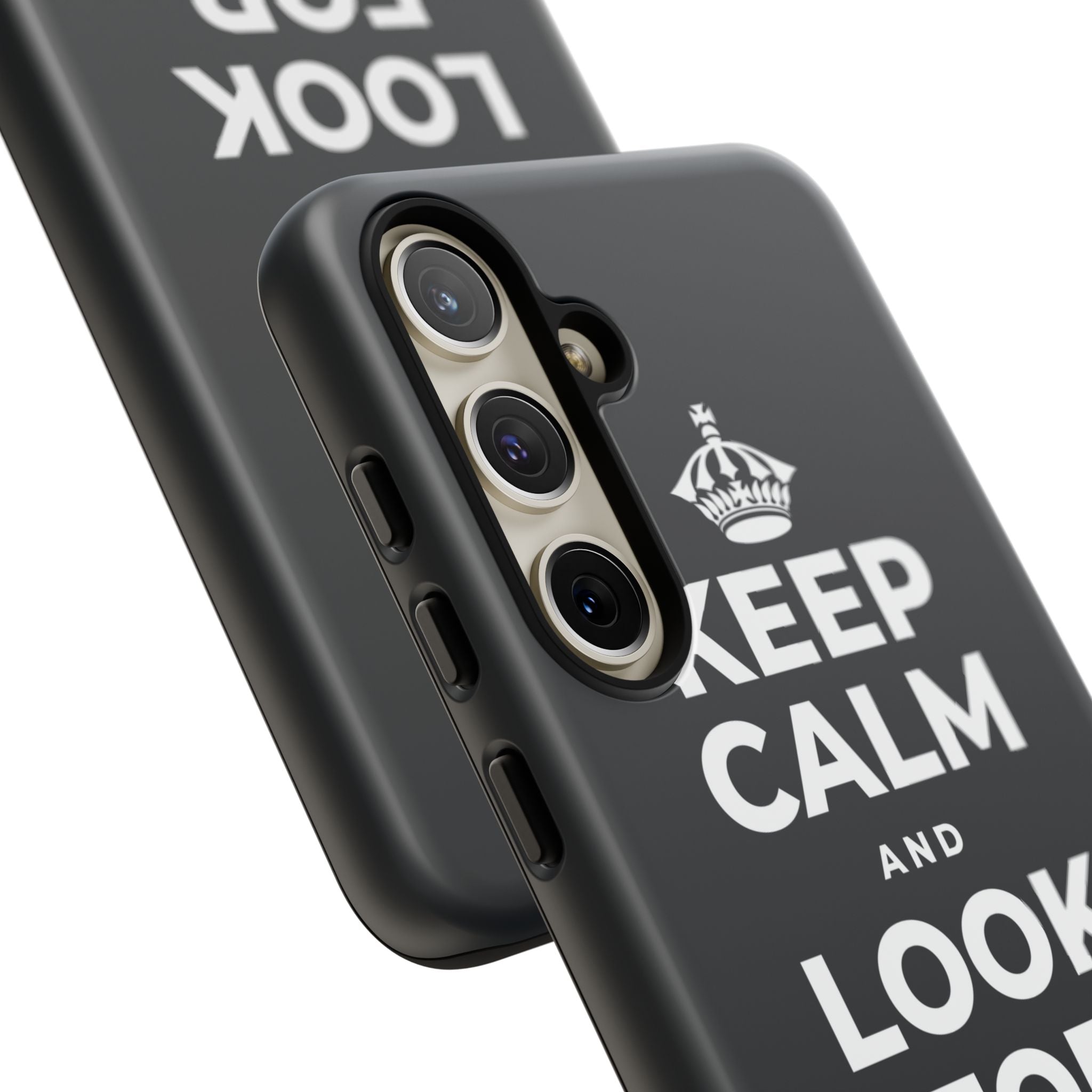 KEEP CALM AND LOOK FOR THE LIGHT Phone Case (Dark)