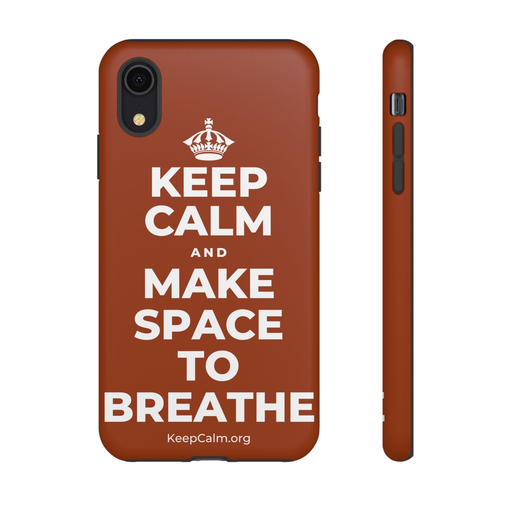 KEEP CALM AND MAKE SPACE TO BREATHE Phone Case