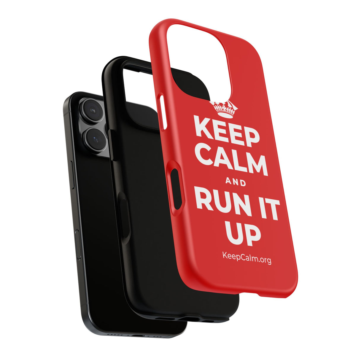 KEEP CALM AND RUN IT UP Phone Case