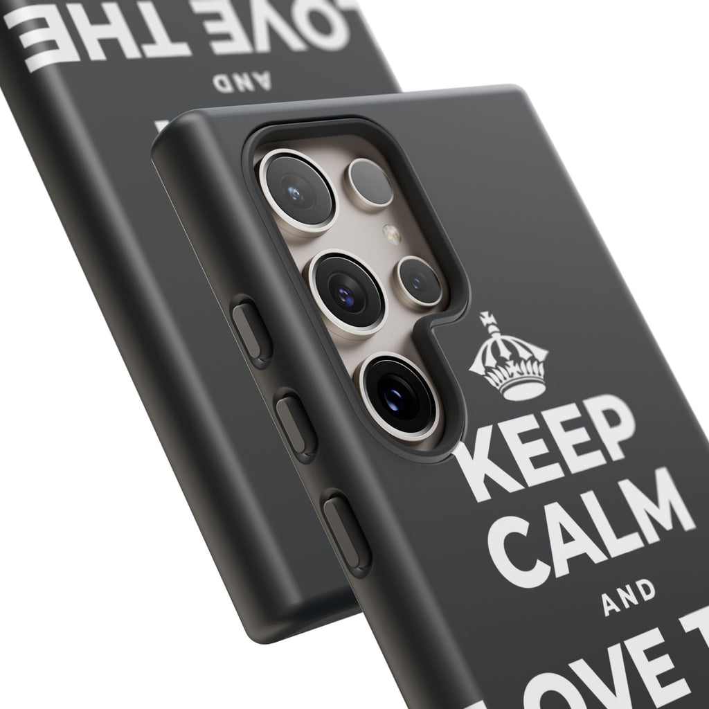 KEEP CALM AND LOVE THE QUIET HOURS Phone Case (Dark)