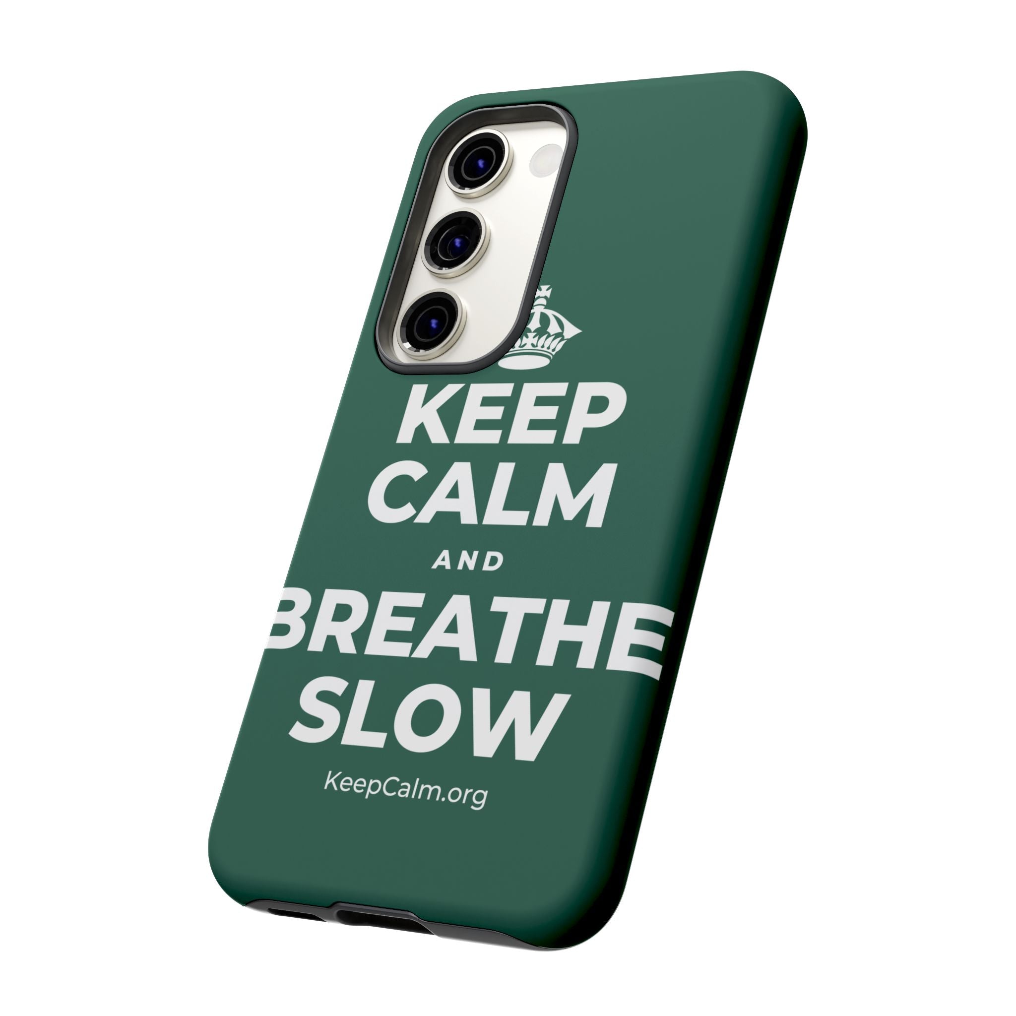 KEEP CALM AND BREATHE SLOW Phone Case