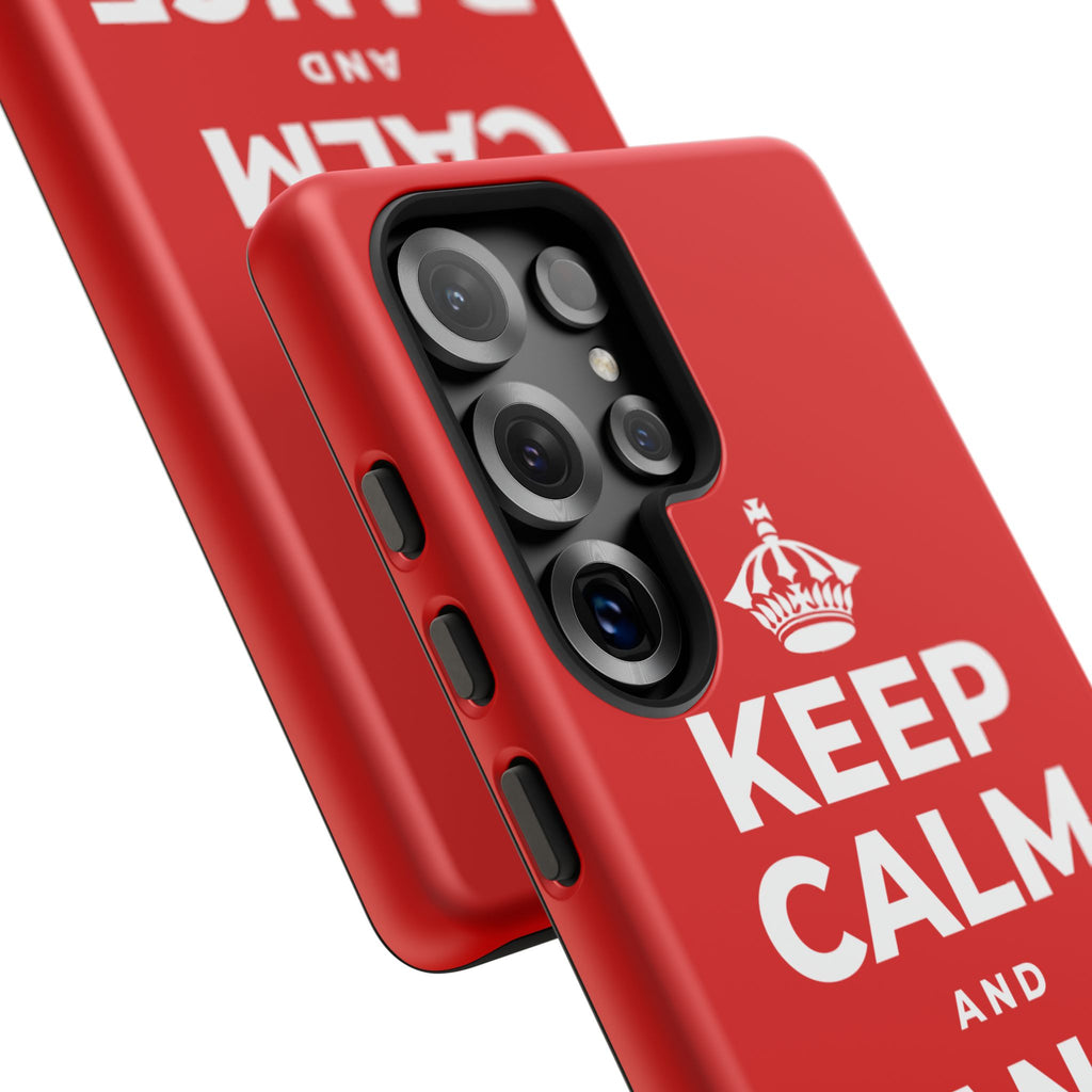 KEEP CALM AND DANCE WITH ME Phone Case
