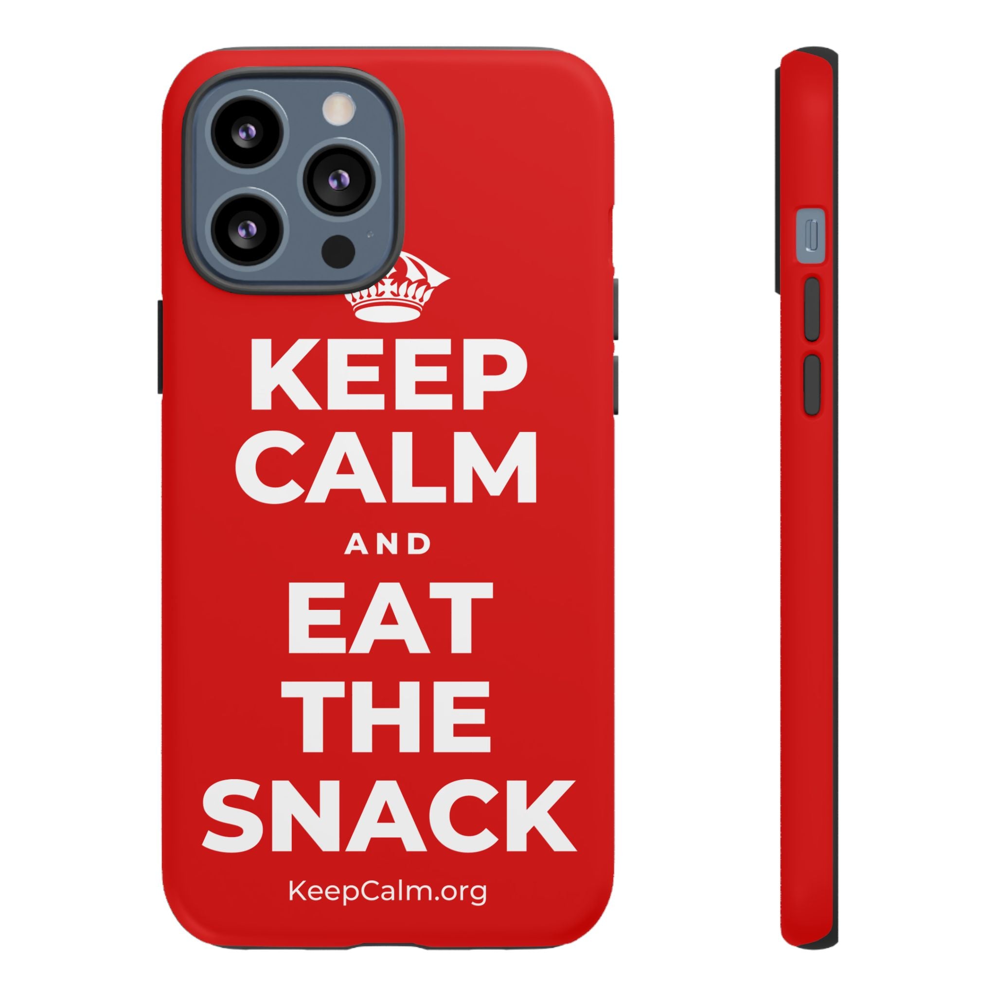 KEEP CALM AND EAT THE SNACK Phone Case