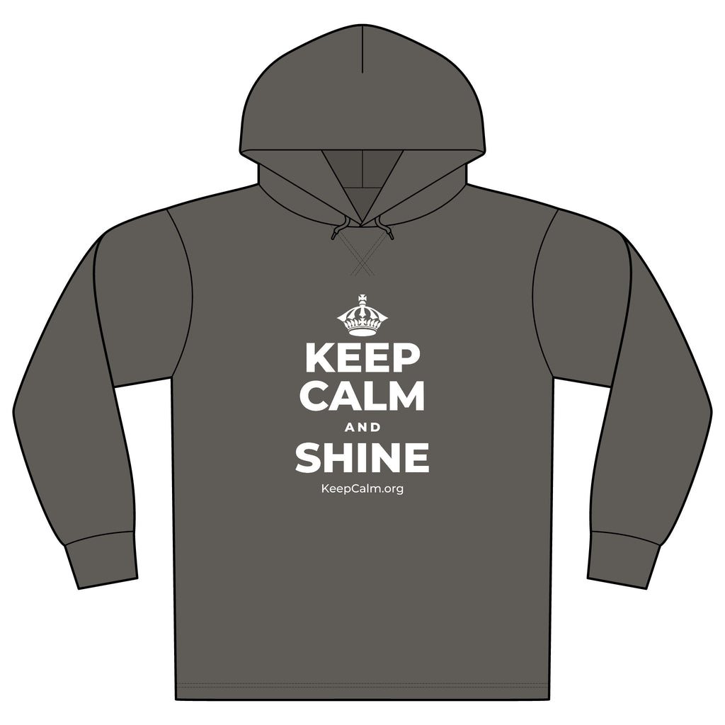 KEEP CALM AND SHINE Organic Hoodie Tee