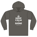 KEEP CALM AND SHINE Organic Hoodie Tee