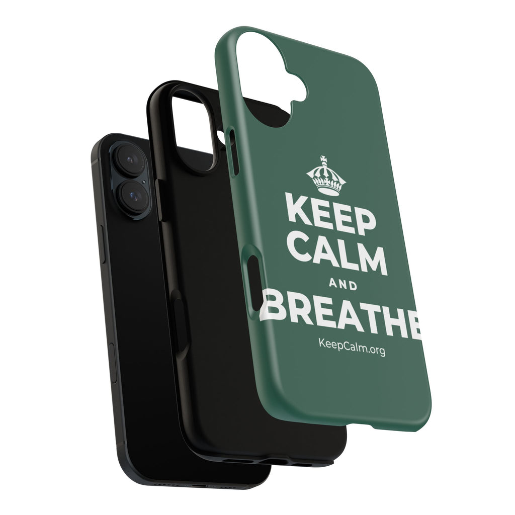 KEEP CALM AND BREATHE Phone Case