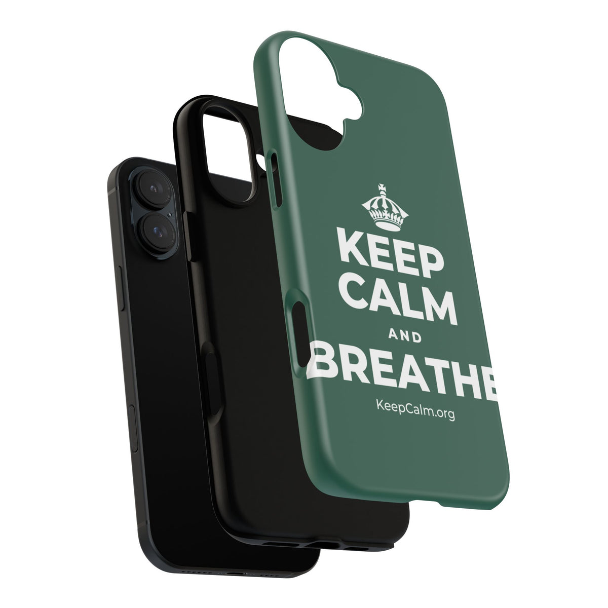 KEEP CALM AND BREATHE Phone Case