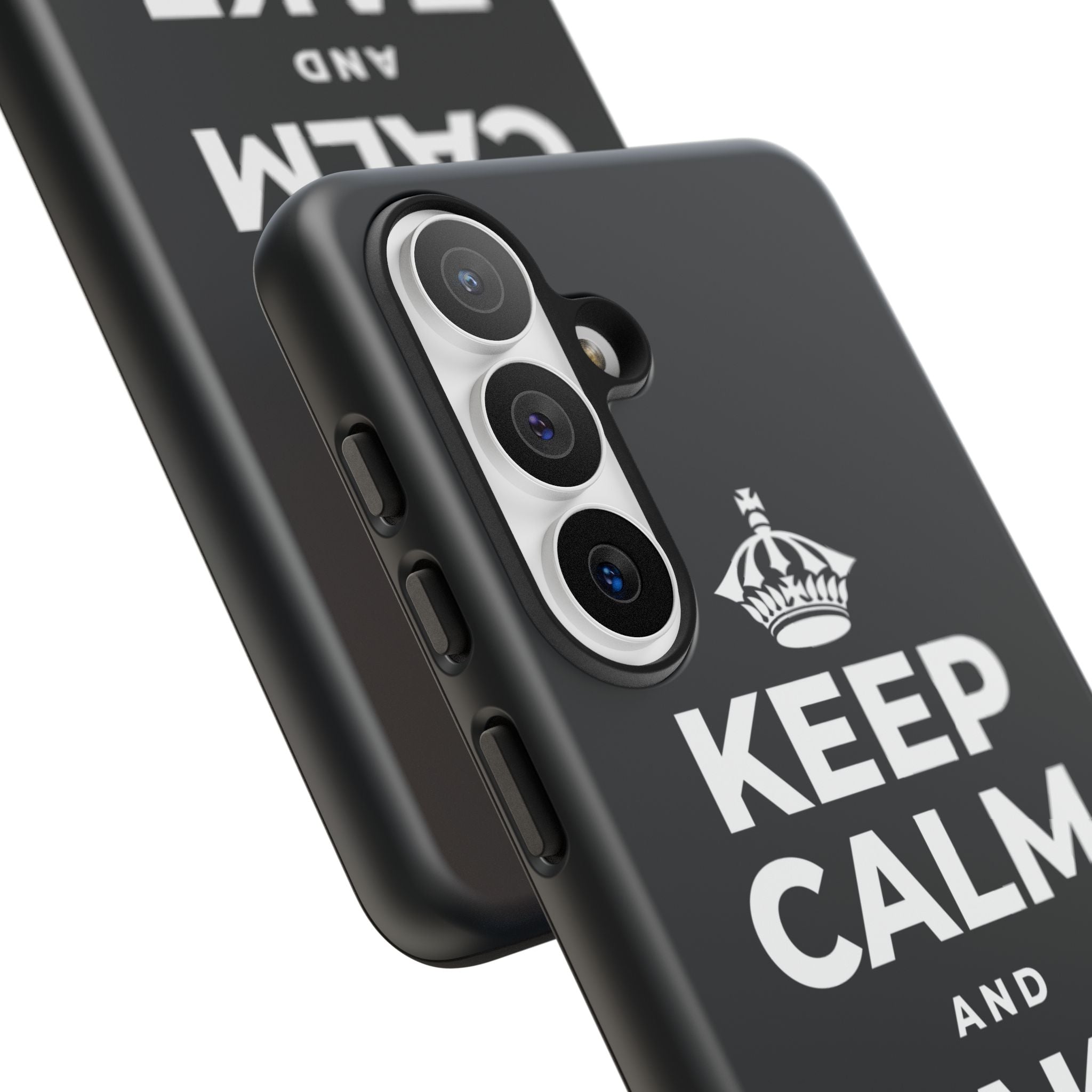 KEEP CALM AND TAKE FLIGHT Phone Case (Dark)